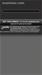 Mobile Screenshot of examinar.com